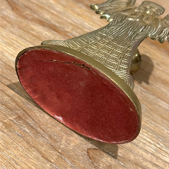 Brass Angel Candle Holder - Picture 9 of 15